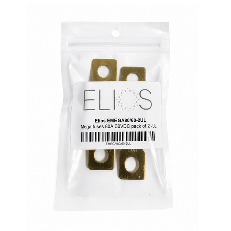 Fusible Elios FUSUS-80M 80 A 60 V CC certifié UL MEGA | Lot de 2