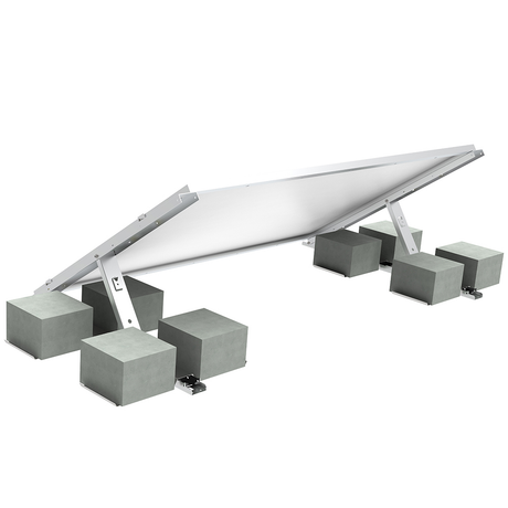 Elios Tectum T1 Support de toit lesté pour 1 panneau