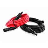 Elios #10 AWG MC4 Solar Cable Extension Pair | Red & Black