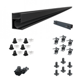 Elios Black 2-Panel Solar Rail Mounting Kit for Portrait Installation