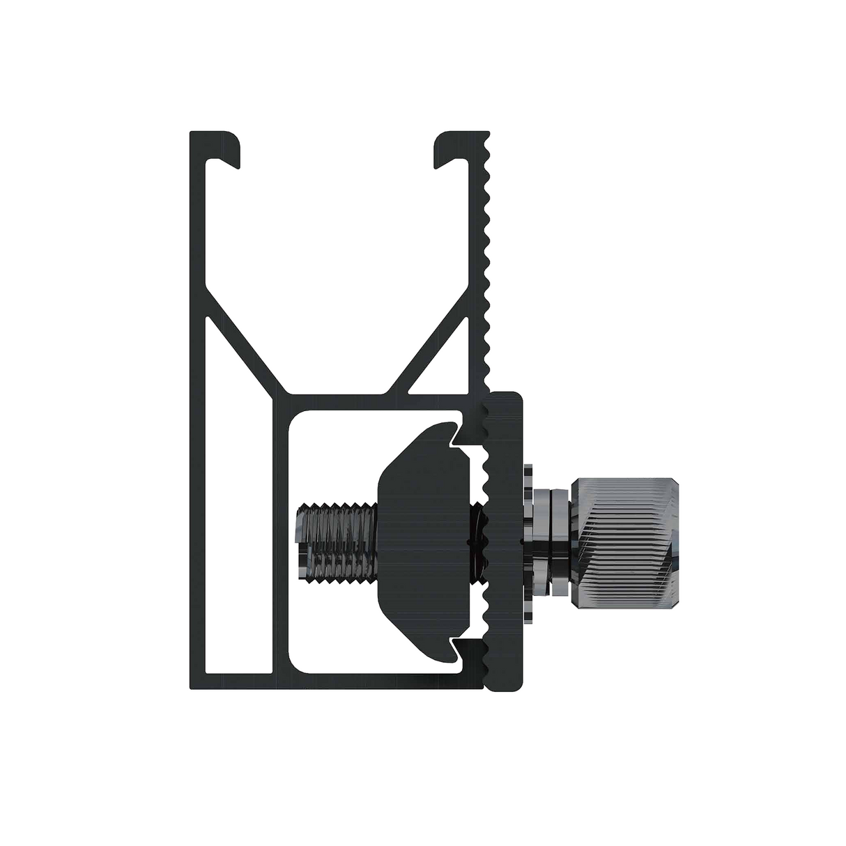 Elios Black Rail Splice for Elios Black Solar Rail 4700mm