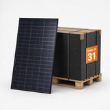 Elios Voltaic 450HC-BF | Panneau solaire monocristallin bifacial TopCon « All Black » de 450 W, cadre de 35 mm