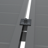 Elios Black Universal End & Middle Clamp for 30-35mm Solar Panels