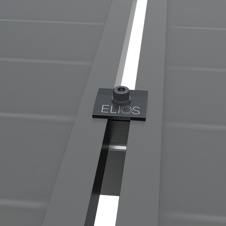 Elios Black Universal End & Middle Clamp for 30-35mm Solar Panels