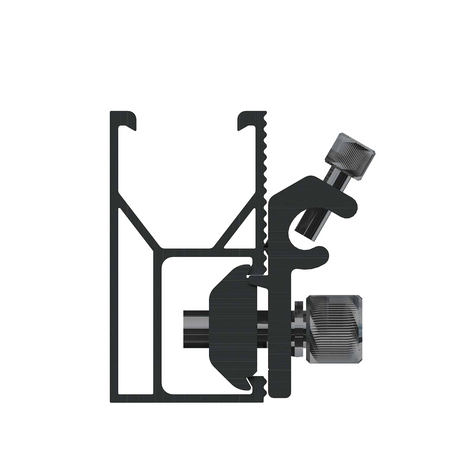 Elios Black Ground Lug for Elios Black Solar Rail 4700mm