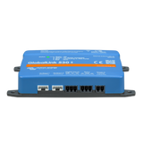 A blue GlobalLink 530 S electronic module by Victron Energy, featuring RJ45 ports and digital input/output connectors on a white background.