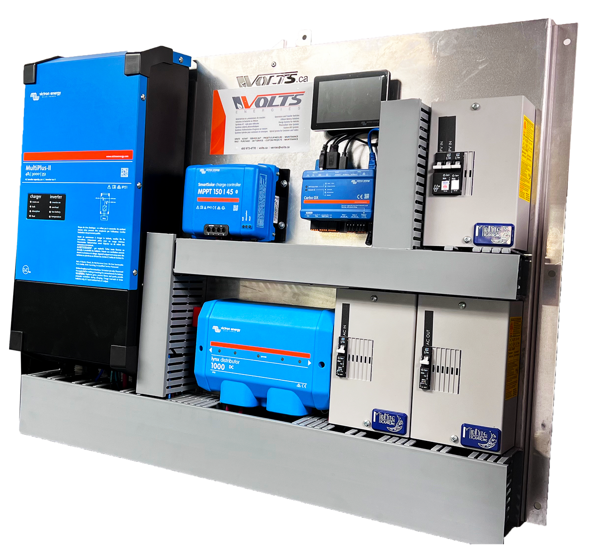 Ready-to-Use Solar Kit | 3000W Victron Energy Inverter-Charger