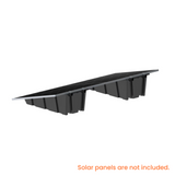 Elios Tectum Flat Roof Plastic Ballast Rack Kit for 2 Solar Panels