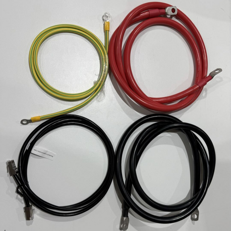 Elios Litio 5.12 Cable Kit | Positive and Negative cable 4AWG 1.5m, 1 Communication cable 1.5m, 1 Ground cable 1.5m
