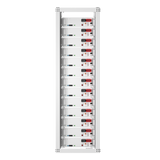 Armoire de batterie Elios LV à montage en rack ouverte pour 13 batteries Litio5.12