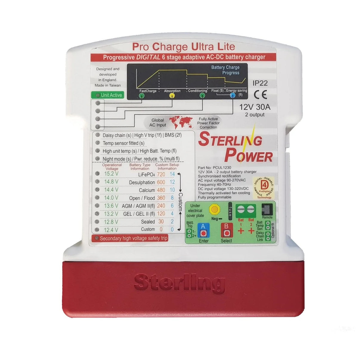 Sterling Power Pro Charge Ultra Lite | 12 V, 30 A