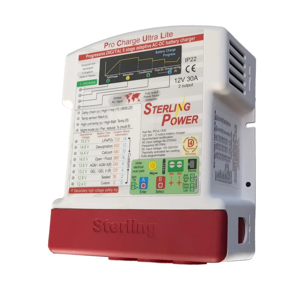 Sterling Power Pro Charge Ultra Lite | 12 V, 30 A