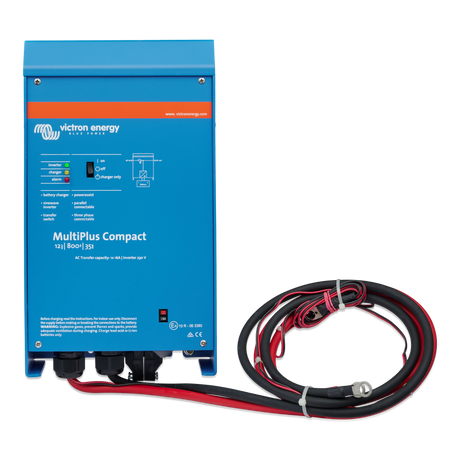 Victron Energy MultiPlus Compact 12/800/35-16 230V inverter charger, front view
