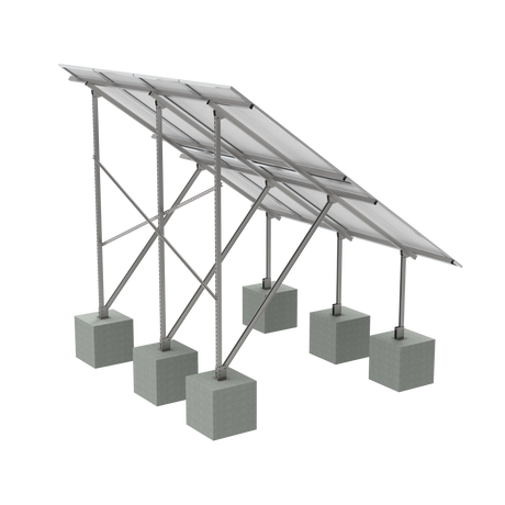 Elios Terra G8 | Ground Mount System For 8 Solar Panel