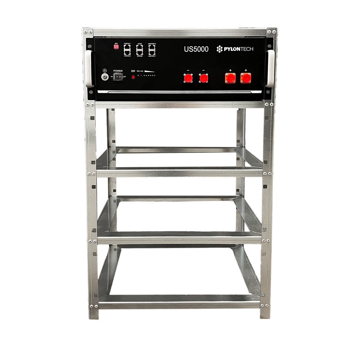 Pylontech Rack Accu Pylontech Battery Rack for 4 X US5000 | Galvanized steel
