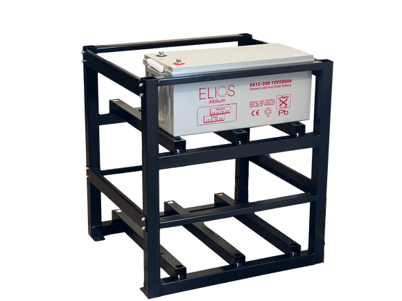 ﻿Elios Battery Rack for Elios Altilium 4 X EA12-200 or 8 X FT180-12/FT200-12﻿