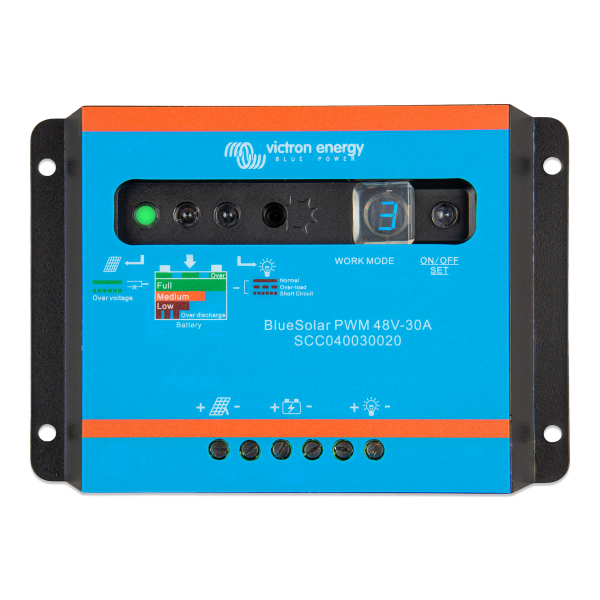 Régulateur de charge Victron Energy BlueSolar PWM-Light 48 V - 30 A