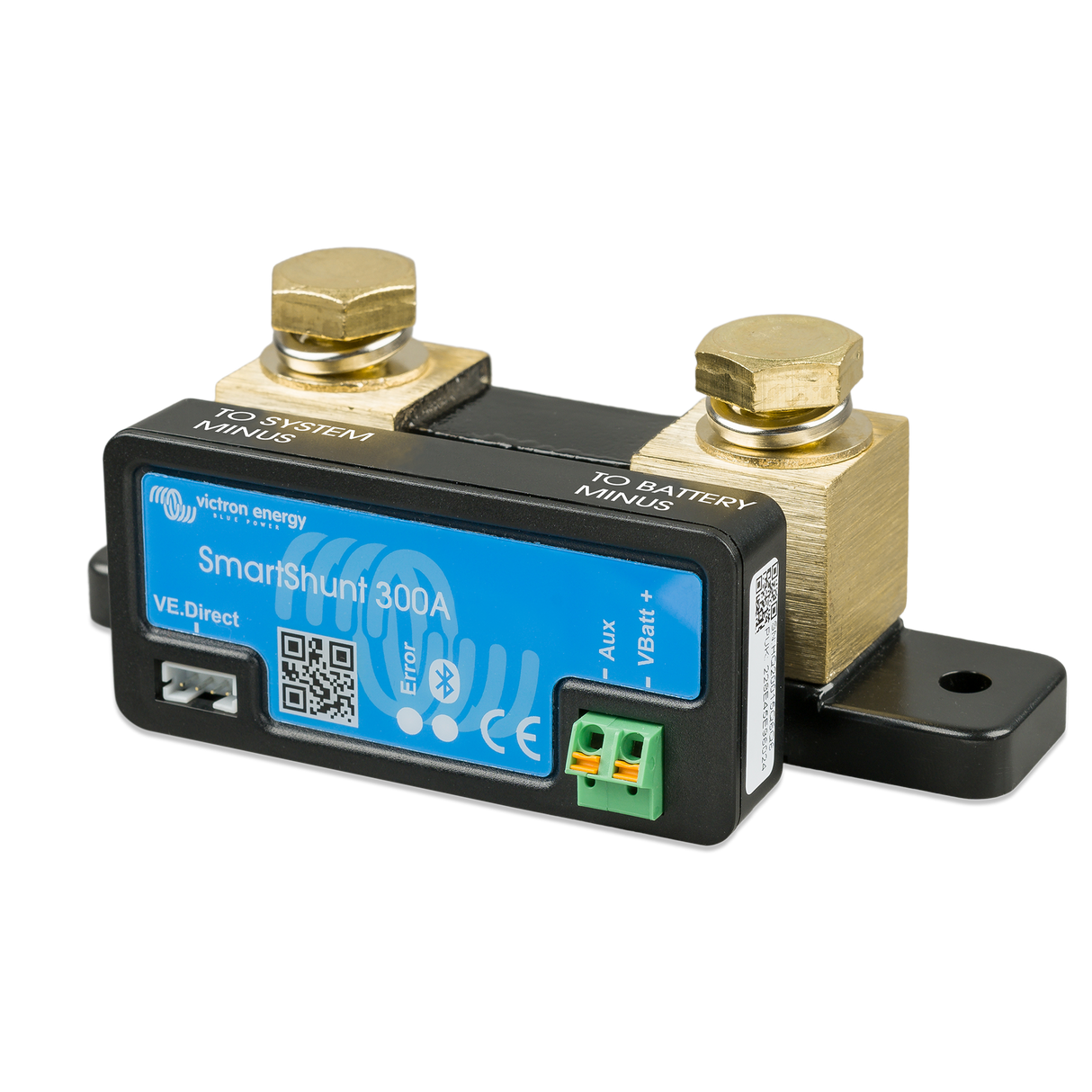 Victron Energy SmartShunt 300 A/50 mV | Shunt intelligent pour batterie | SHU050130050