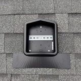 Soladeck Roof-Mounted Solar PV Junction Box on a roof