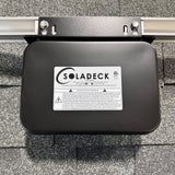 Soladeck product on a roof with visible branding