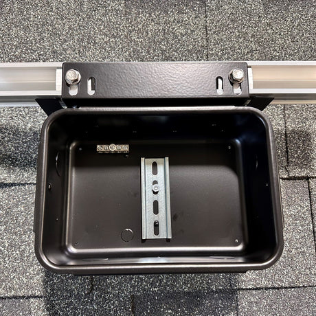 SolaDeck 0399 | Universal Black Rail-Mount Junction Box