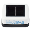 SolarSense 750 device with solar panel on a white background