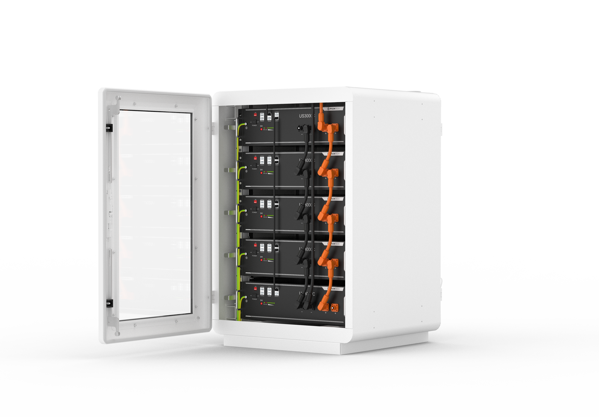 Kit 2 Batteries Pylontech US3000C LiFePO4 7 KWh - Pour Stockage Solaire, Compatible Nombreux Onduleurs, BMS Intégré