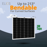 Elios Voltaic 210F-T | 210W Semi-Flexible Solar Panel with 3M Tape