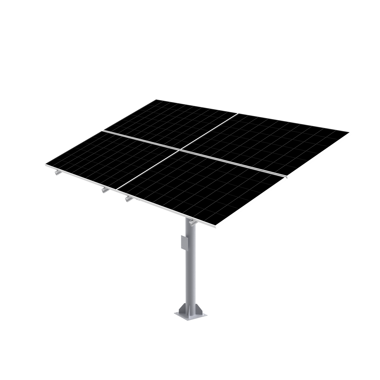 Elios Arbora P4-C | Pole Mount System for 4 Solar Panels | Post Mounting System