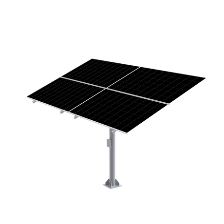 Elios Arbora P4-C | Pole Mount System for 4 Solar Panels | Post Mounting System