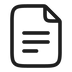 Outline of a document icon - Volts.ca