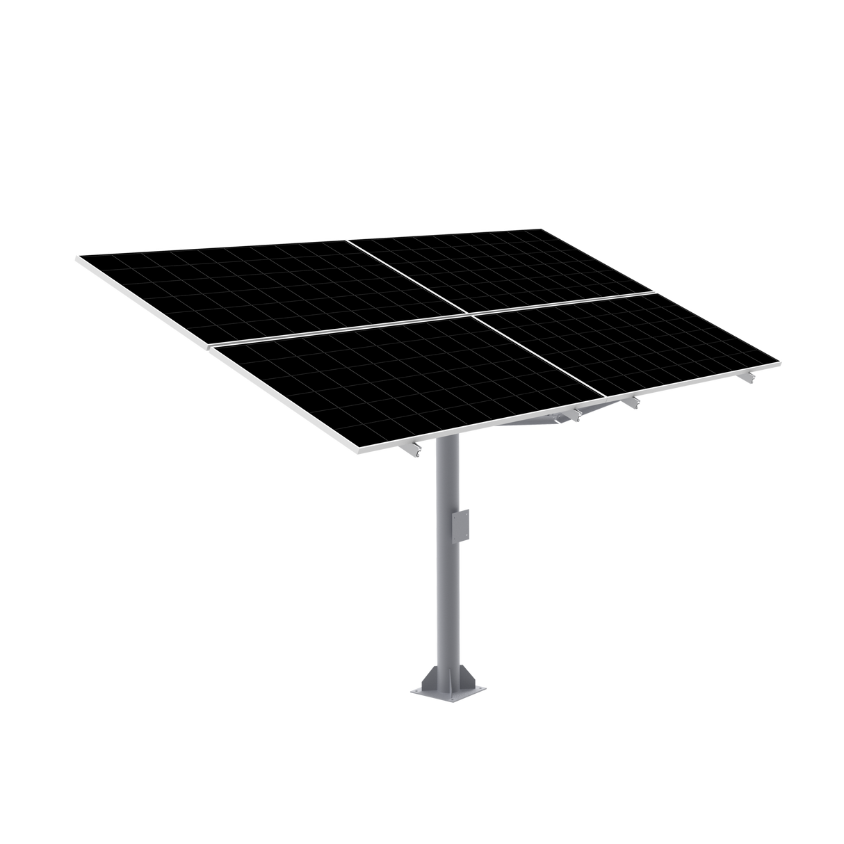 Elios Arbora P4-C | Pole Mount System for 4 Solar Panels | Post Mounting System