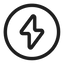 Black energy icon - Volts.ca