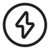 Black energy icon - Volts.ca