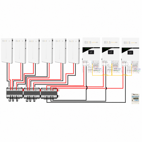 Elios Kit F – 30kW Hybrid Inverter & 61.2kWh Battery Kit