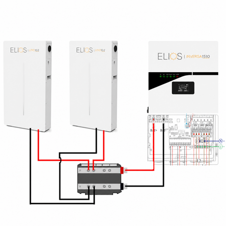 Elios Kit B – 10kW Hybrid Inverter & 20.4kWh Battery Kit