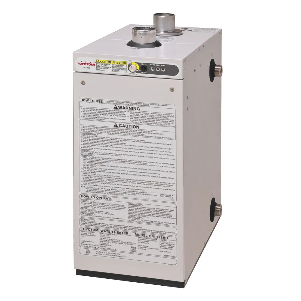 TOYOTOMI On-Demand Hydronic Heater | OM-128HH