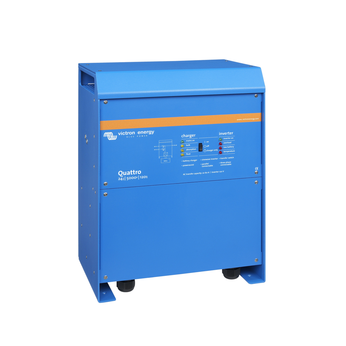 Victron Energy Quattro 24/5000/120-100/100 120V (UL458) | QUA242503112