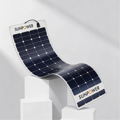 SunPower flexible monocrystalline solar panels