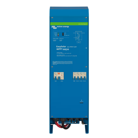 Front-angle view of the Victron Energy EasySolar 24/1600/40-16 230V with MPPT 100/50