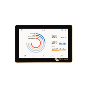 Vue de face de l'écran de surveillance à écran tactile Victron Energy GX Touch 50 de 5 pouces