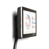 Écran tactile Victron Energy GX Touch 50 à fixation murale affichant les données du système énergétique