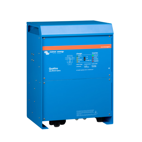 Victron Energy Quattro 24/8000/200-100/100 230V inverter charger, right view