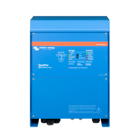 Victron Energy Quattro 48V 8000VA 110A 230V inverter charger, front view