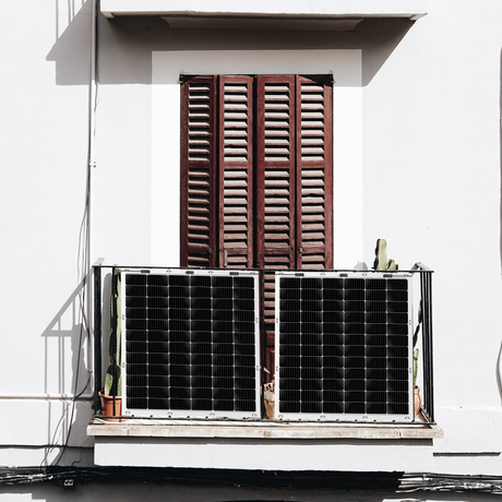 Pack of 2 Elios Voltaic210F-B | 210W Semi-Flexible Balcony Solar Panel