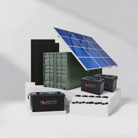 Volts Energies solar panel, battery and off-grid kit