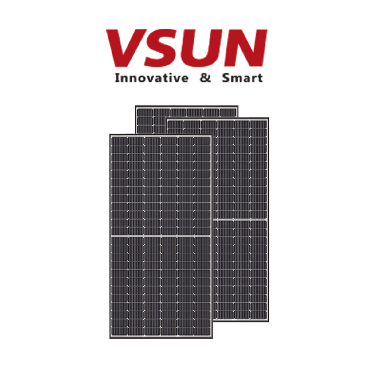 30 Panneaux Solaires Vsun par Skid | Panneau Solaire Bi-facial Vsun 450W | Technologie des Cellules PERC