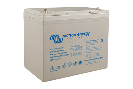 Victron Energy 12V/100Ah AGM Super Cycle Battery (M6) | BAT412110081