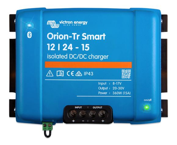 Victron Energy Orion-Tr Smart 12/24-15A (360W) chargeur DC-DC isolé 