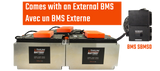 Lithium Battery Solution | 3X LBS 200 (LiFePO4) | Commercial Industrial battery Lithium-ion | with External BMS